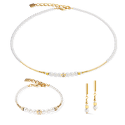 Orecchini Shimmering Princess Pearls oro-bianco