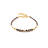 Bracciale Shimmering Princess Pearls oro-marrone