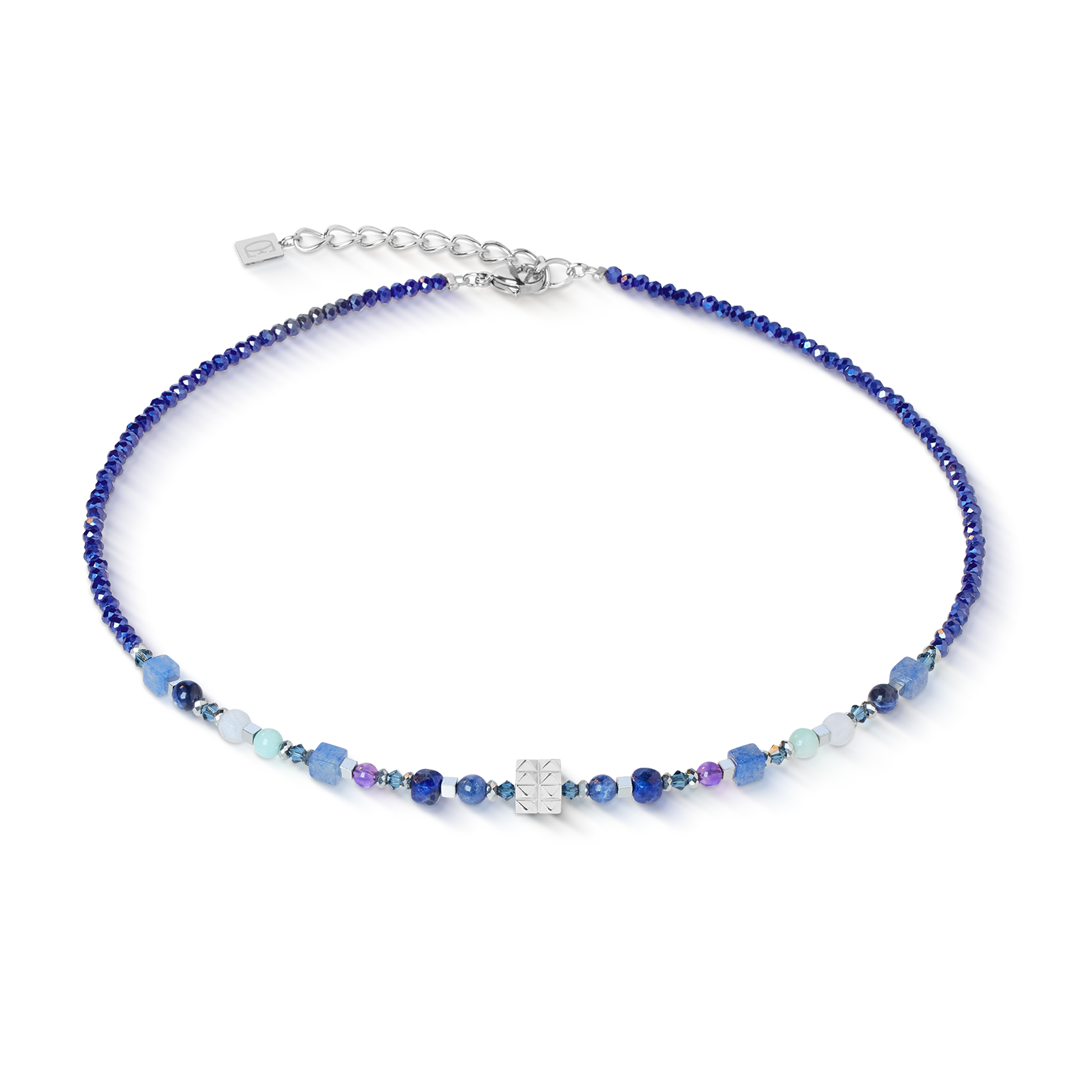 Collana Shape Mix Spikes Blue Moon
