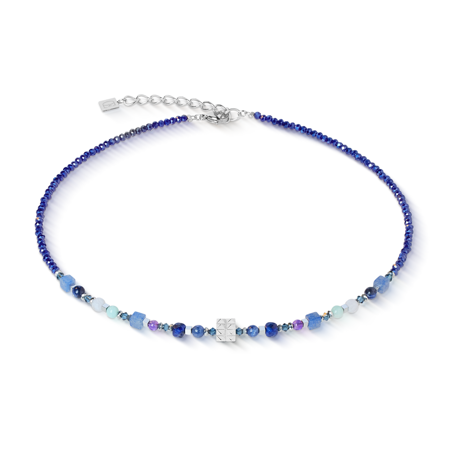 Collana Shape Mix Spikes Blue Moon