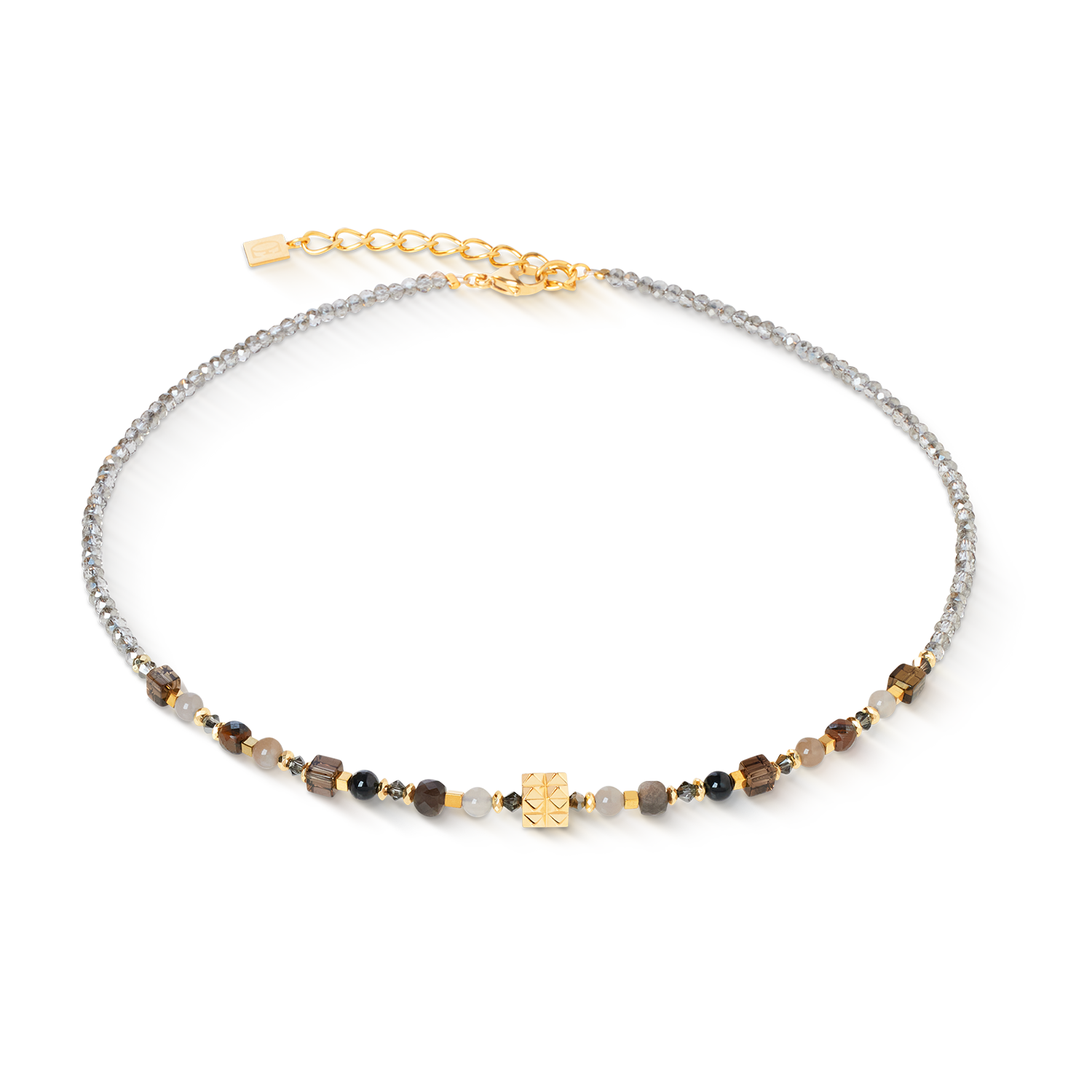 Collana Shape Mix Spikes Smoky Glow