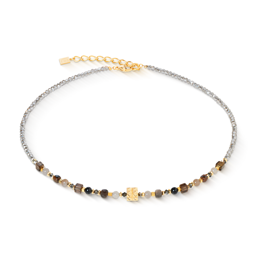 Collana Shape Mix Spikes Smoky Glow