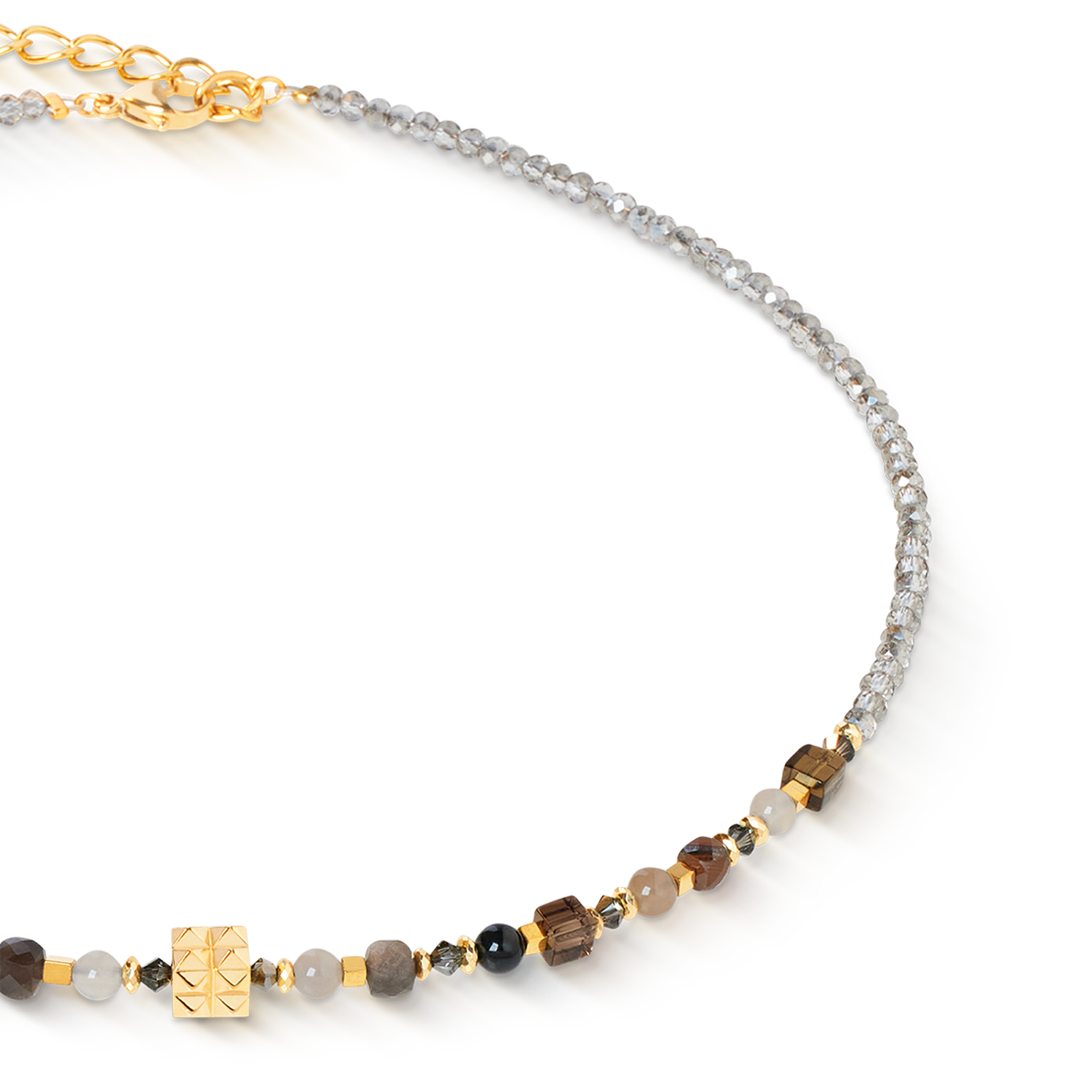 Collana Shape Mix Spikes Smoky Glow