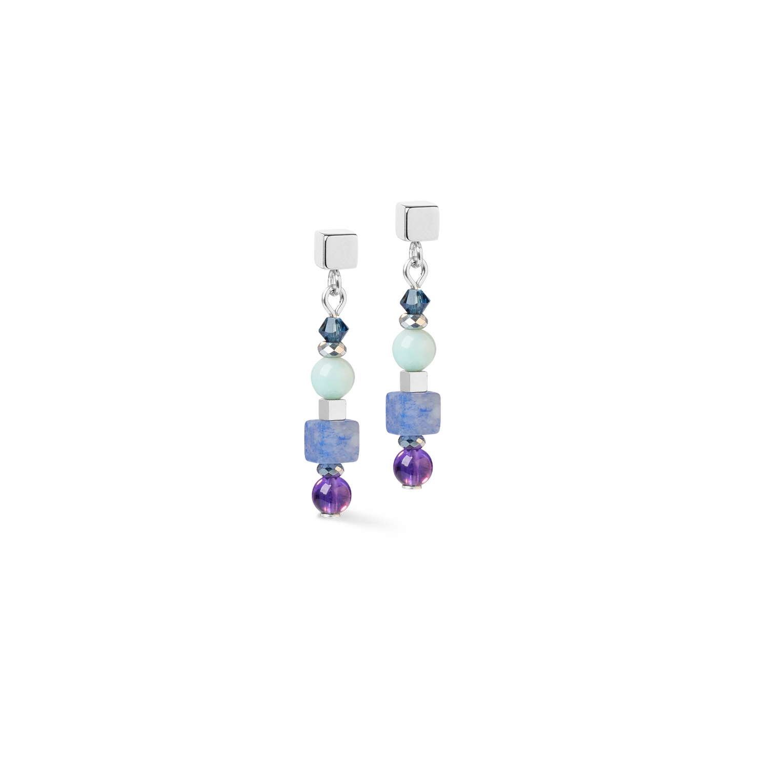 Orecchini Shape Mix Spikes Luna Blu