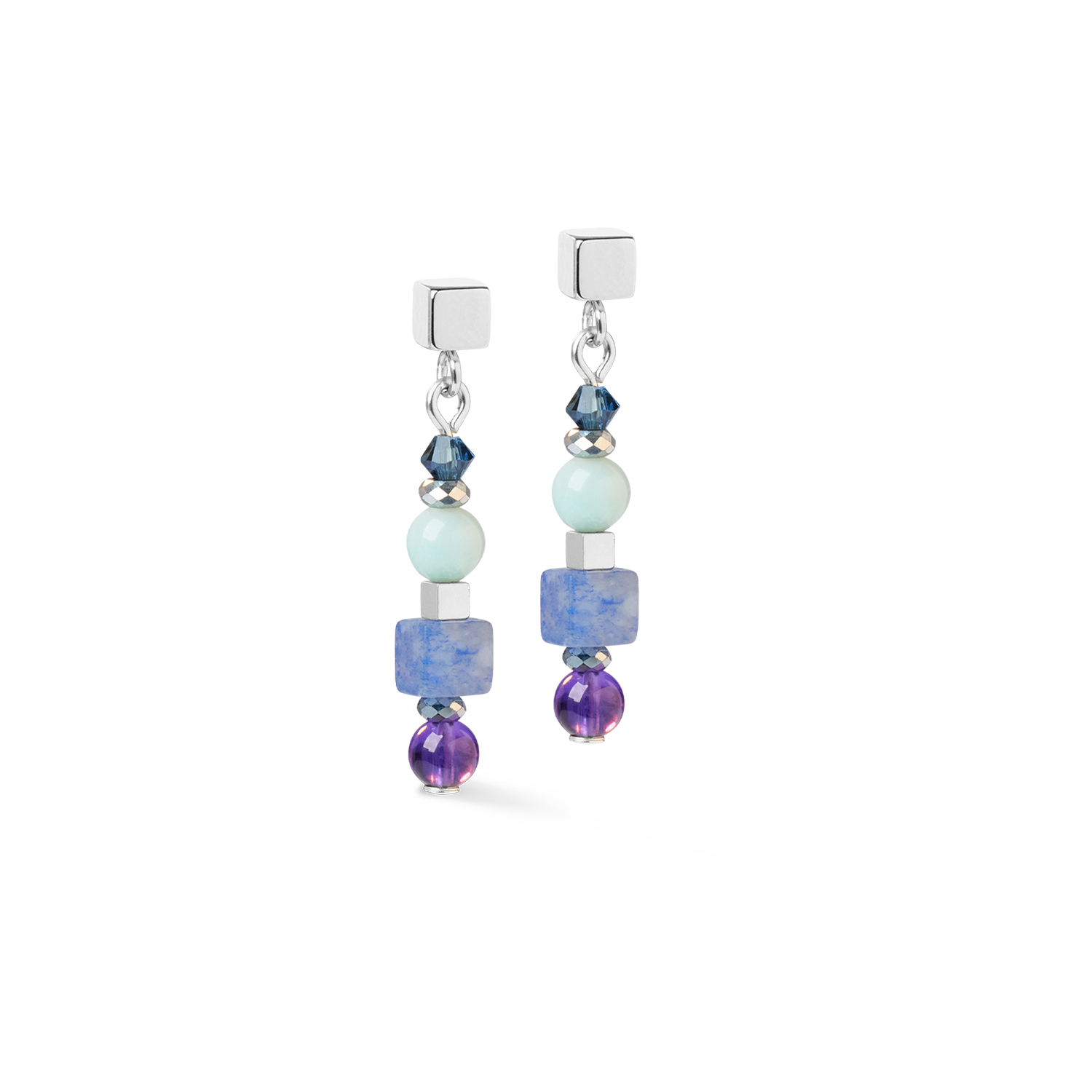 Orecchini Shape Mix Spikes Luna Blu