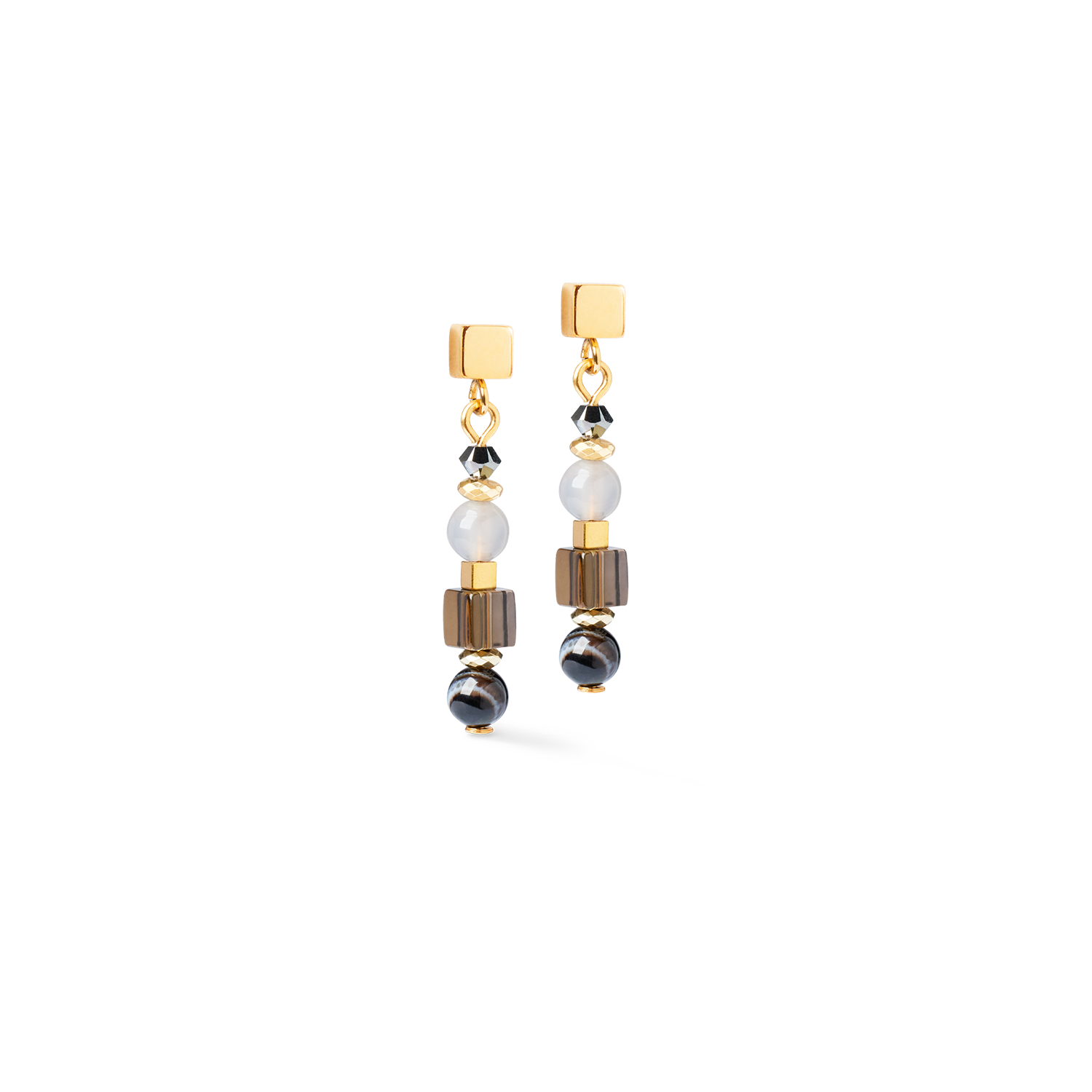 Orecchini Shape Mix Spikes Smoky Glow