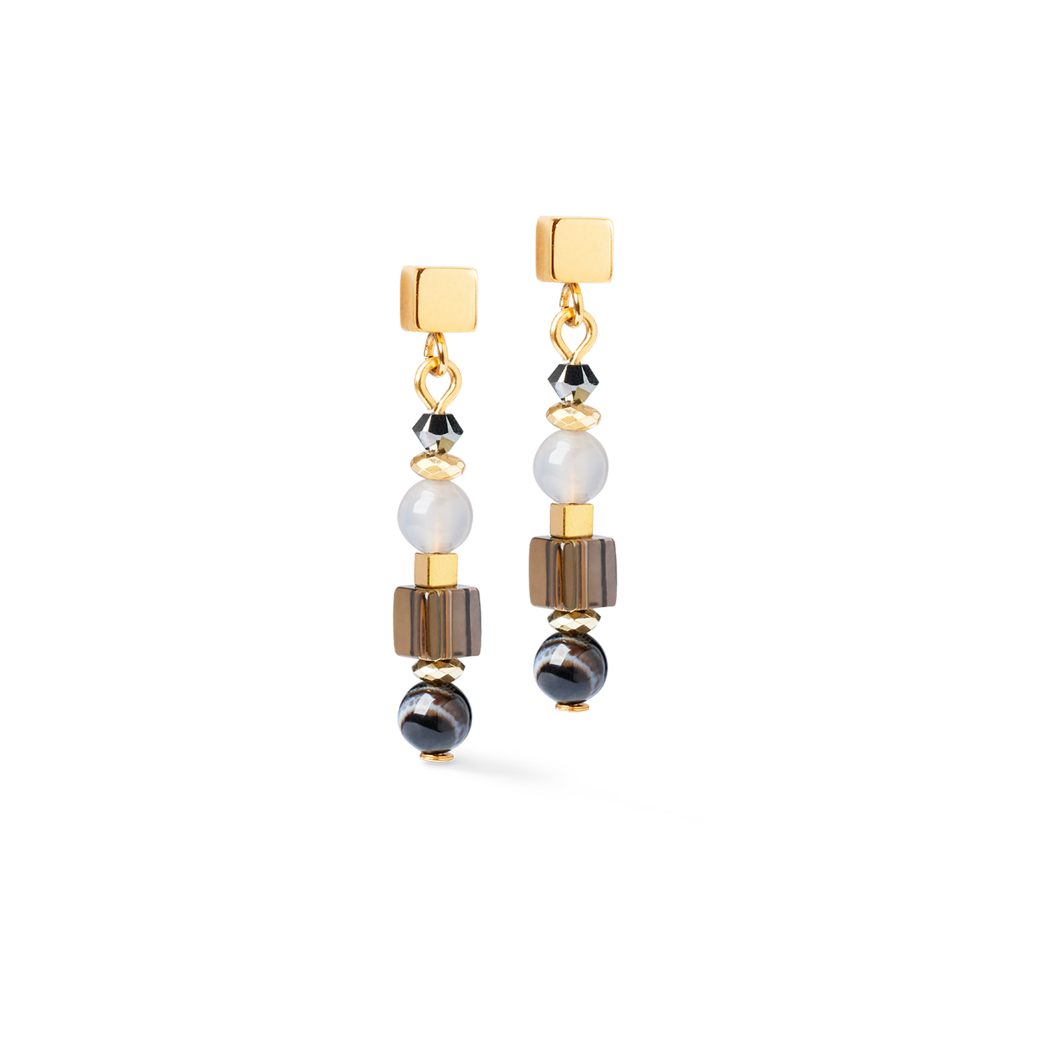 Orecchini Shape Mix Spikes Smoky Glow