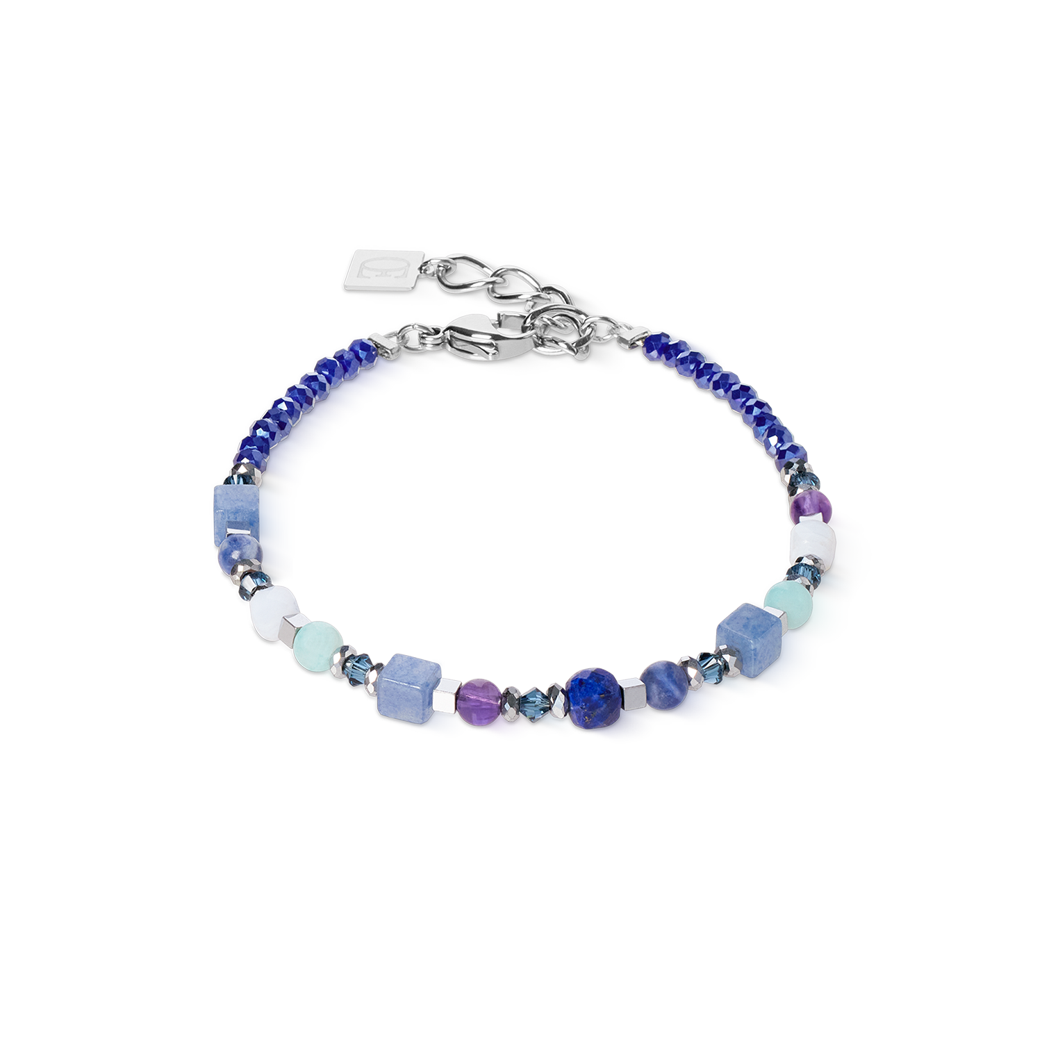 Bracciale Shape Mix Spikes Blue Moon