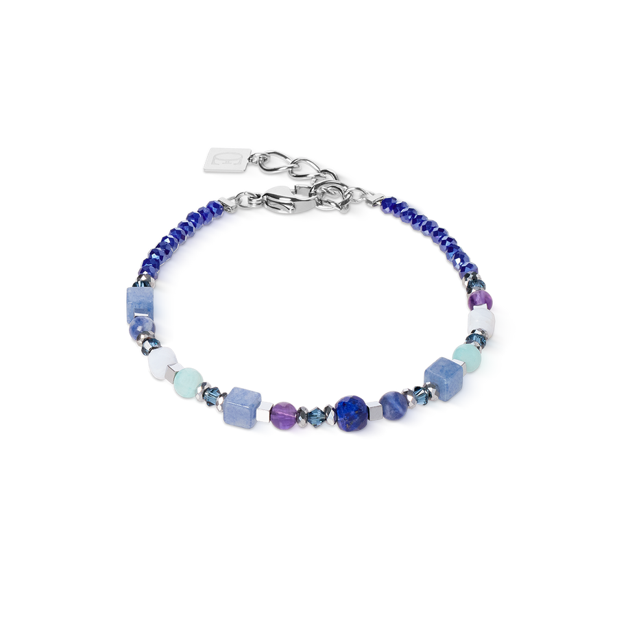 Bracciale Shape Mix Spikes Blue Moon