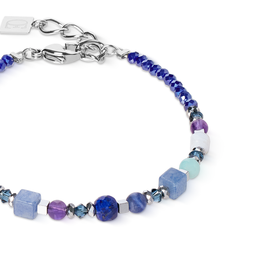 Bracciale Shape Mix Spikes Blue Moon