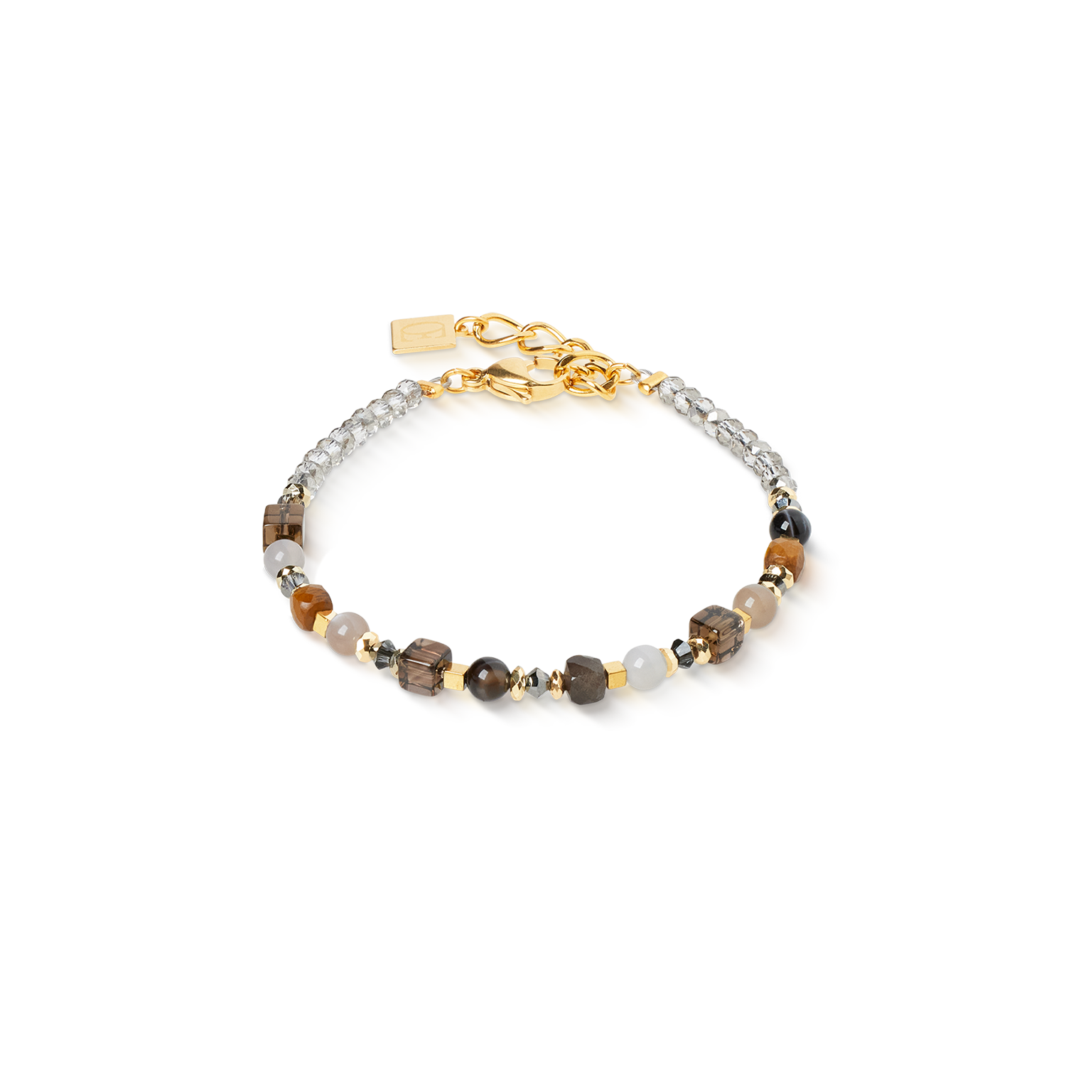 Bracciale Shape Mix Spikes Smoky Glow