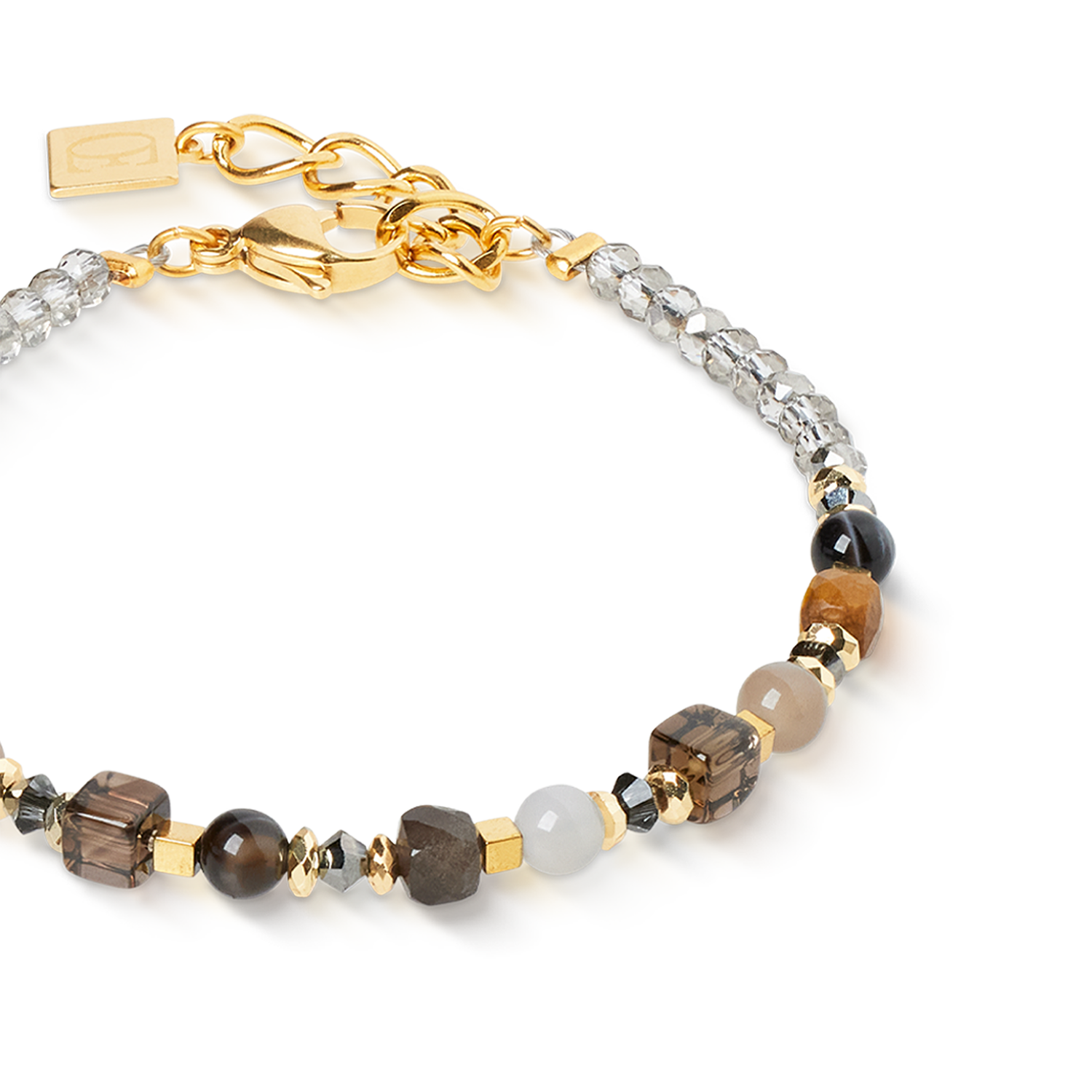 Bracciale Shape Mix Spikes Smoky Glow