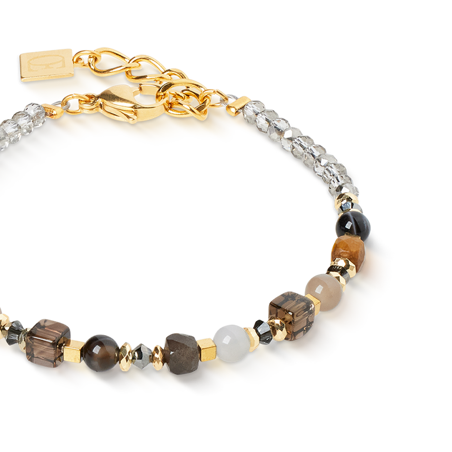 Bracciale Shape Mix Spikes Smoky Glow
