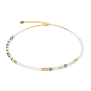 Collana Precious Fusion Offset oro-verde