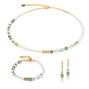 Collana Precious Fusion Offset oro-verde