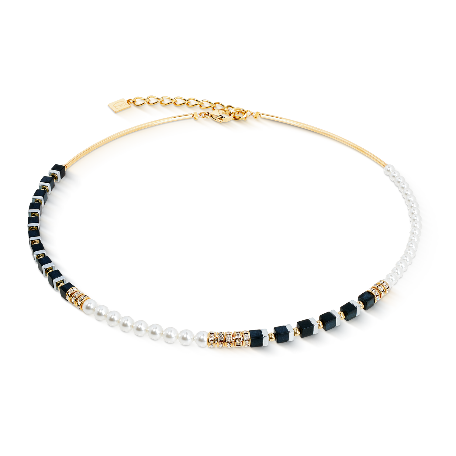 Collana Precious Fusion Offset black-pearl