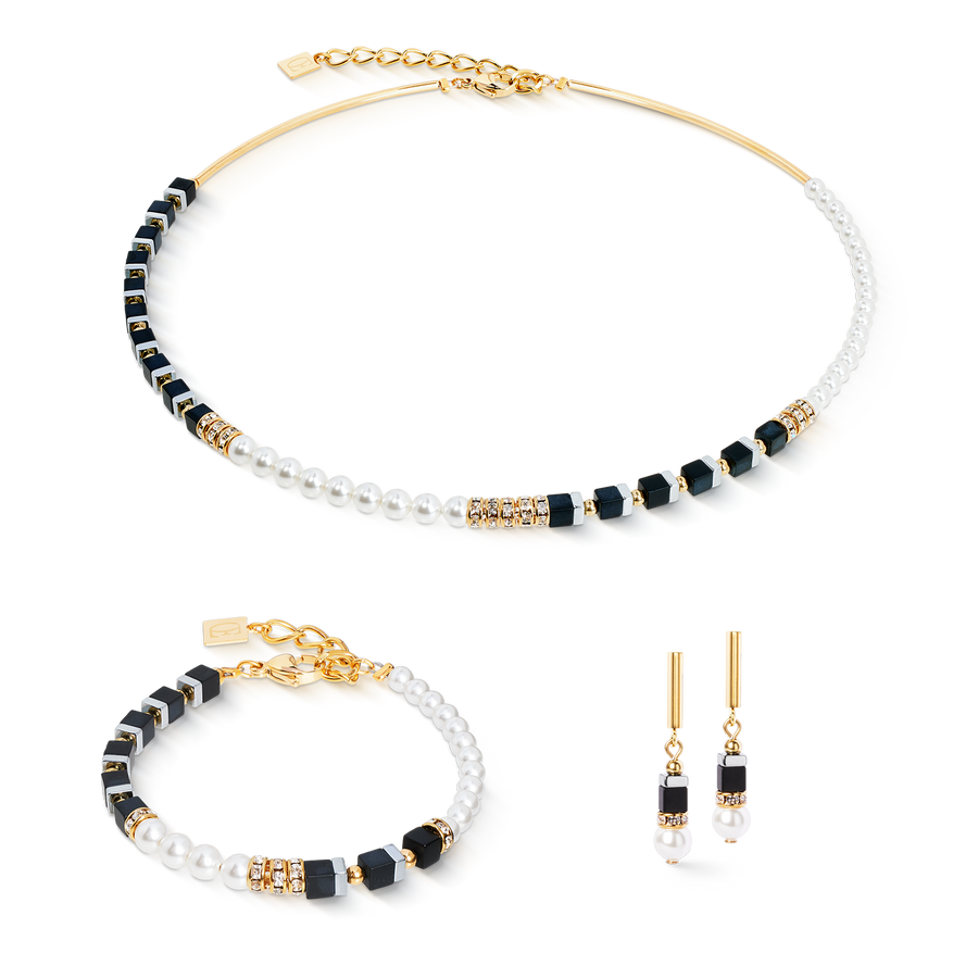Collana Precious Fusion Offset black-pearl