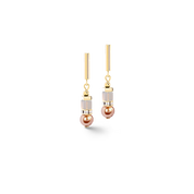 Orecchini Precious Fusion Offset champagne-blush