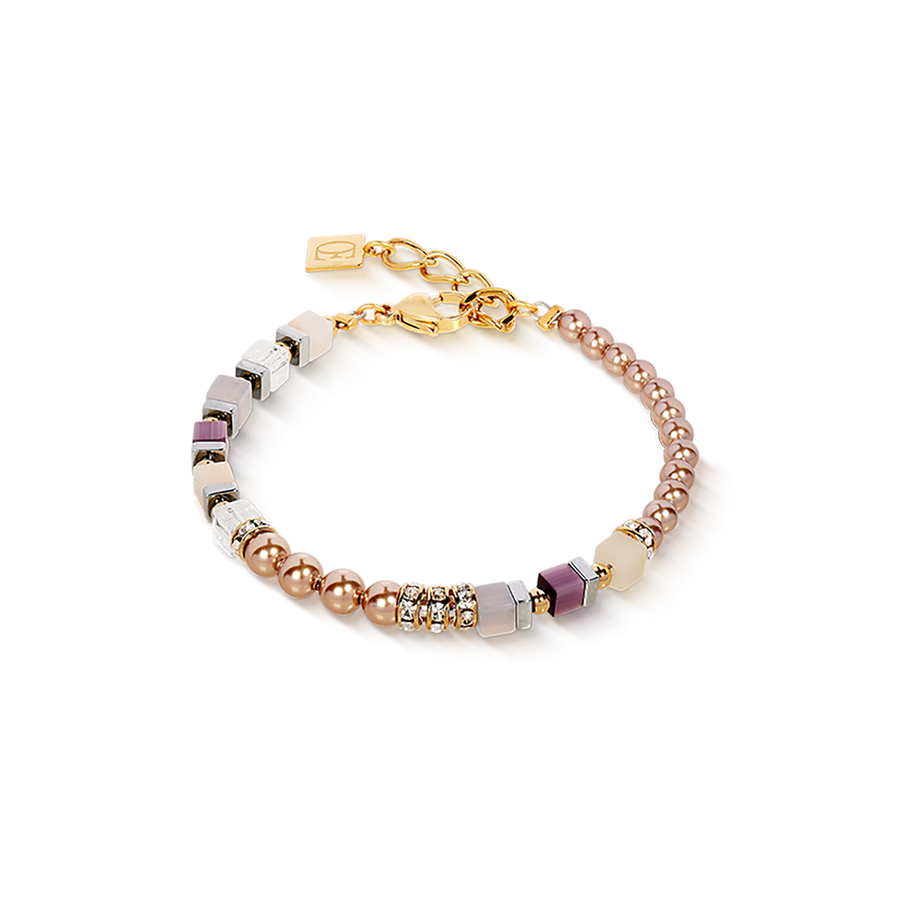 Bracciale Precious Fusion Offset champagne-blush
