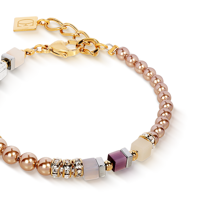 Bracciale Precious Fusion Offset champagne-blush