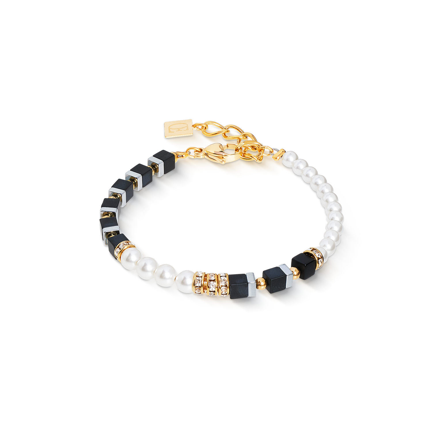 Bracciale Precious Fusion Offset black-pearl