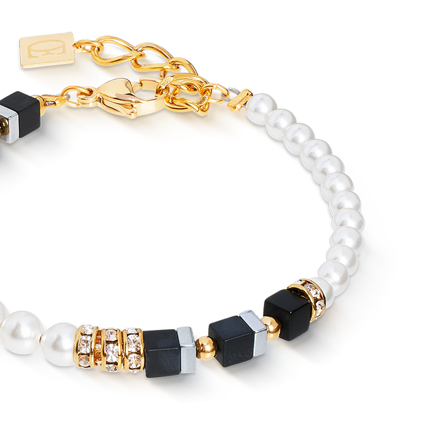 Bracciale Precious Fusion Offset black-pearl