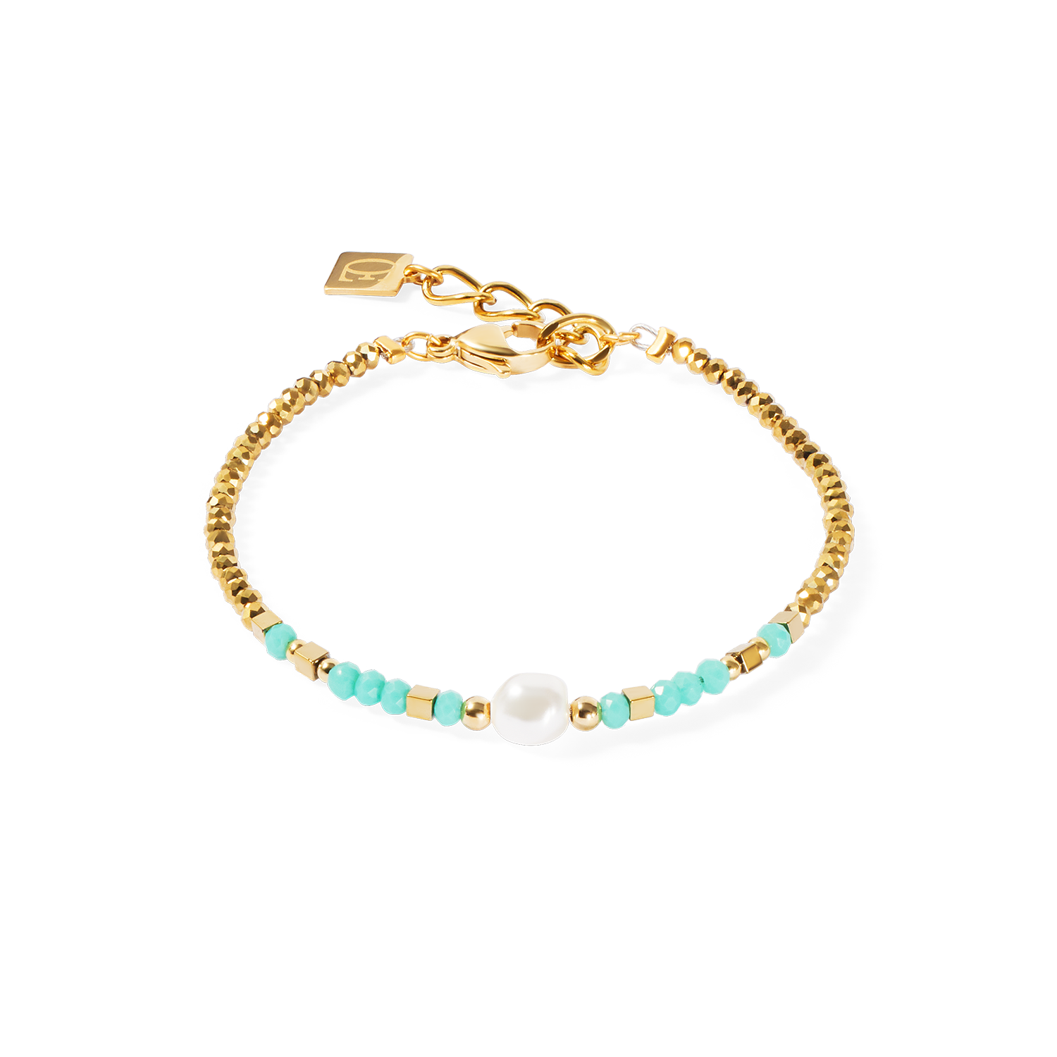 Bracciale Lagoon Pearl oro-menta