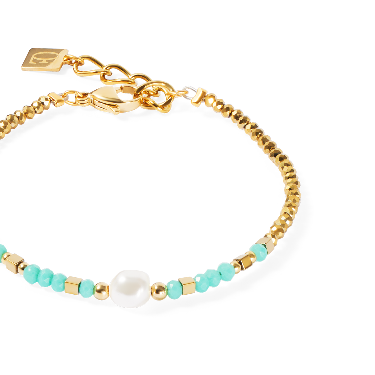 Bracciale Lagoon Pearl oro-menta