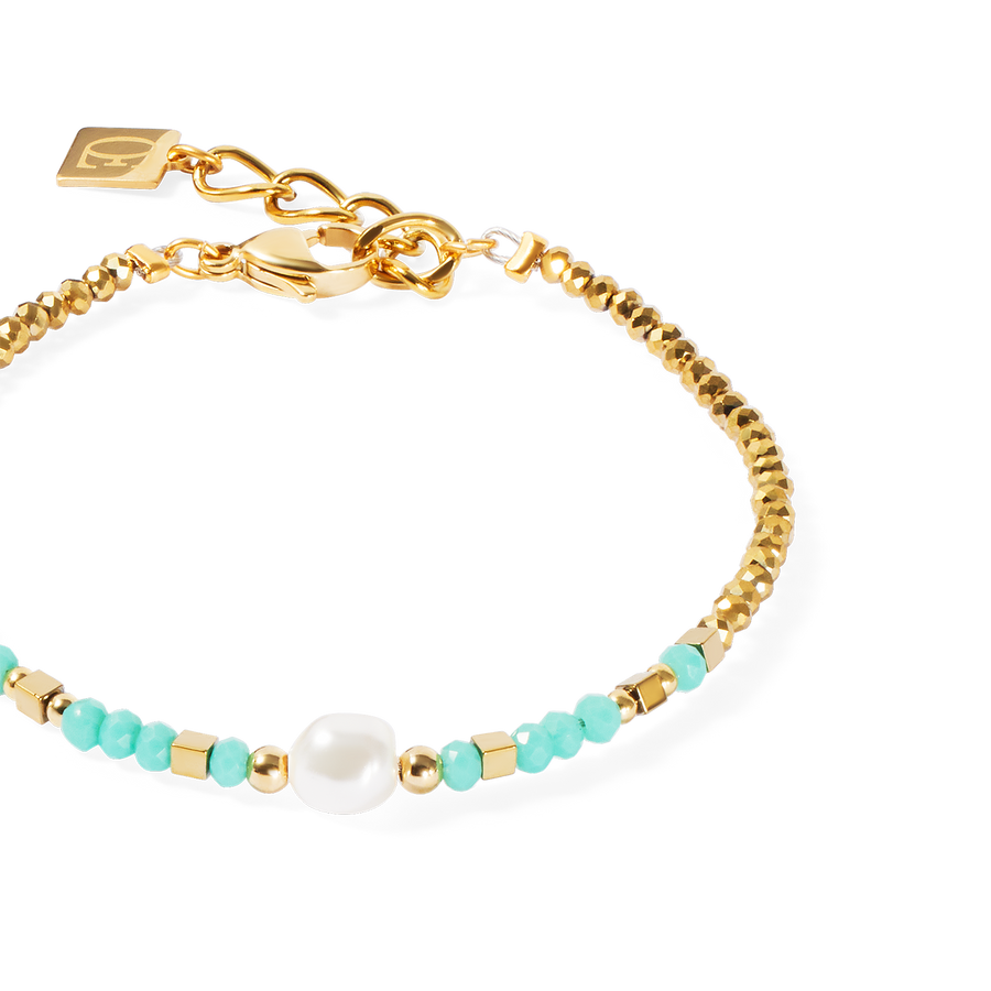 Bracciale Lagoon Pearl oro-menta