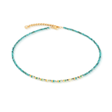 Collana Golden Whisper verde-oro