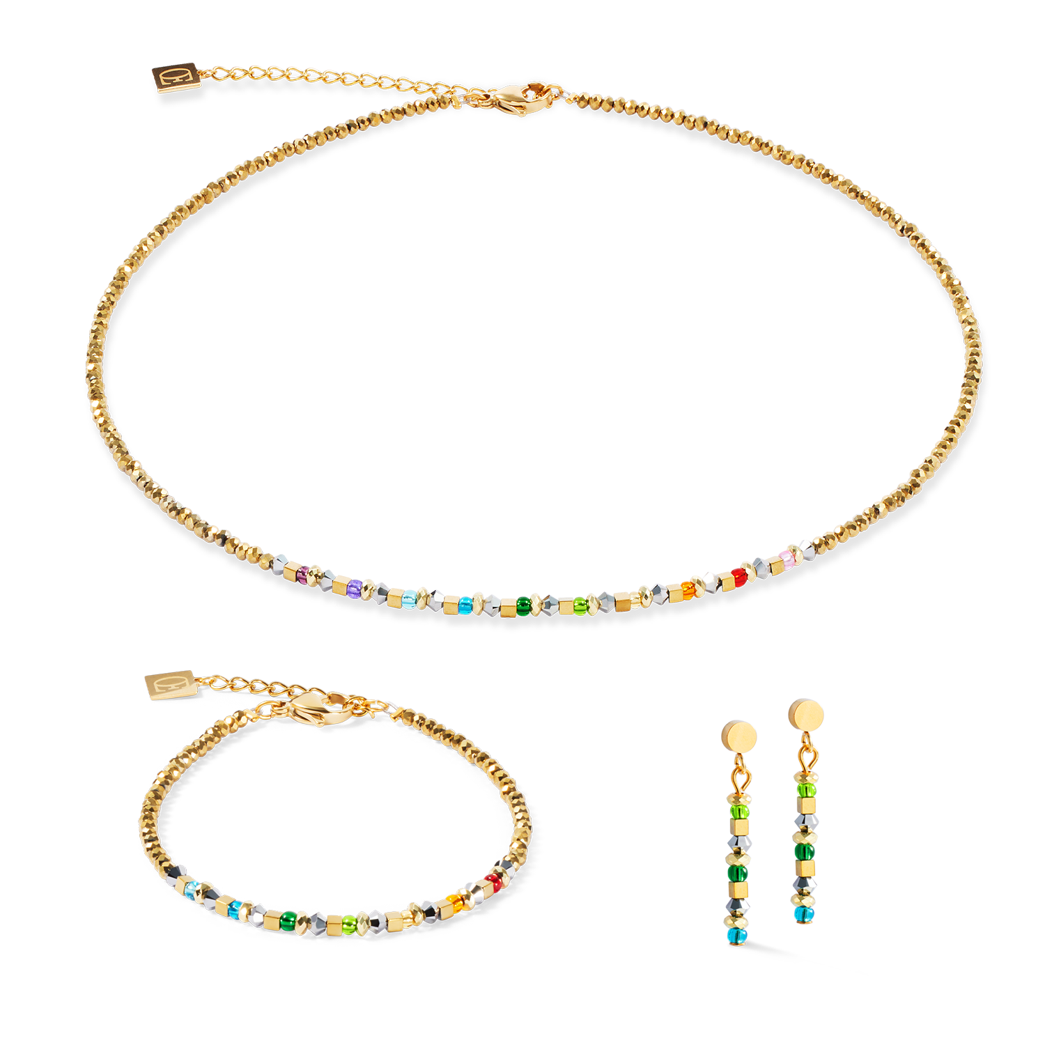 Collana Golden Whisper Rainbow