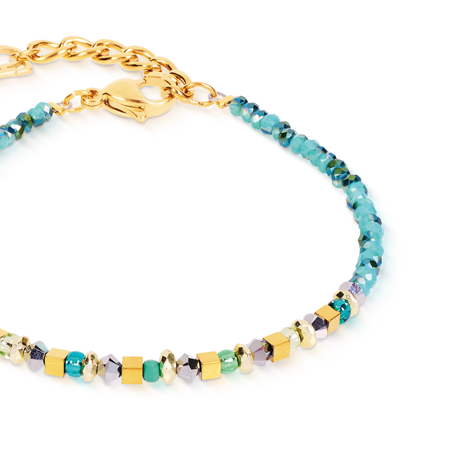 Bracciale Golden Whisper verde-oro