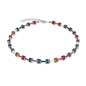 Collana GeoCUBE® classic Polaris & Strass multicolore Winter