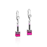 Orecchini GeoCUBE® classic  Polaris & Strass multicolor