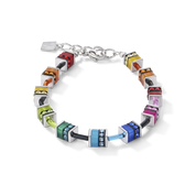 Braccialetto GeoCUBE® classic Polaris & Strass multicolor