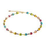 Collana Boho Sunset Cube rainbow