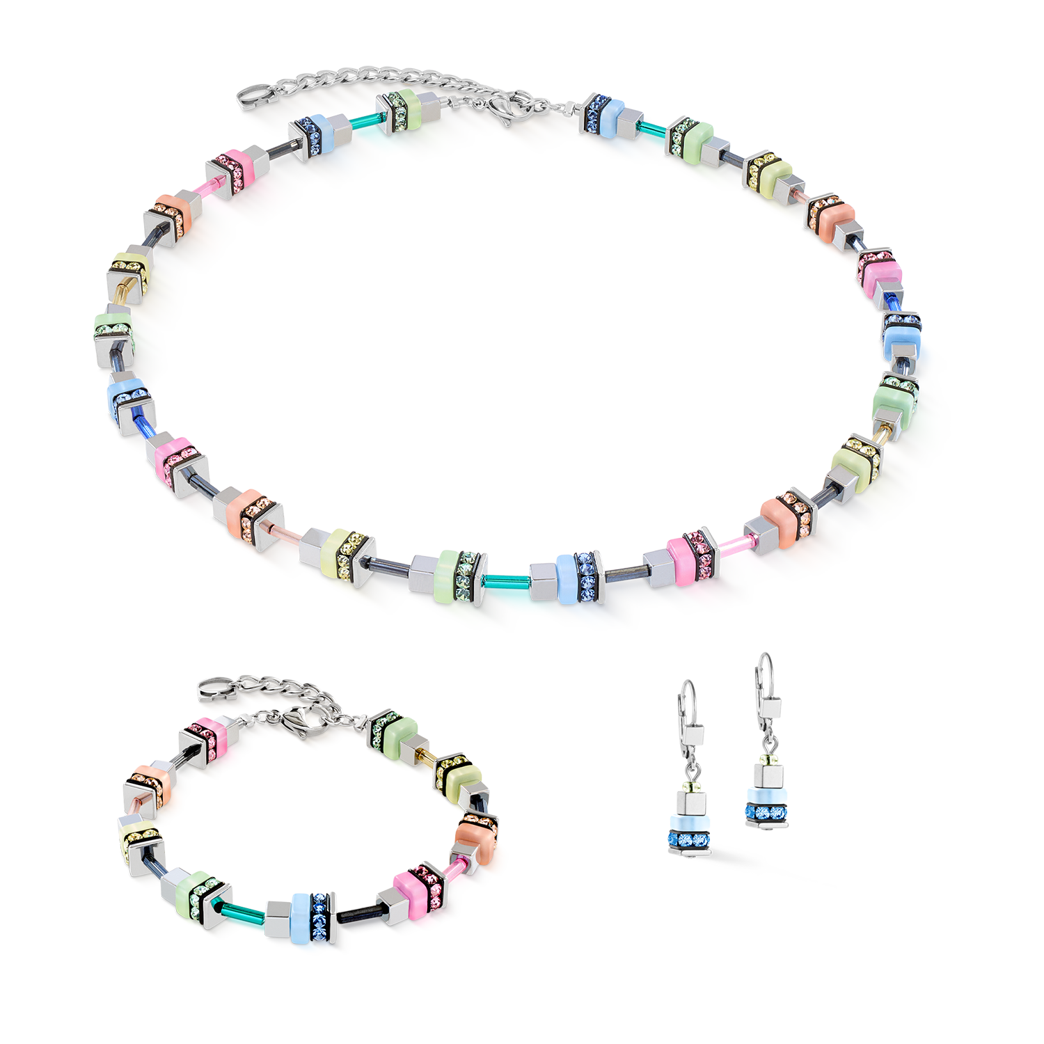 Collana Fresh Sorbet Cube multicolore