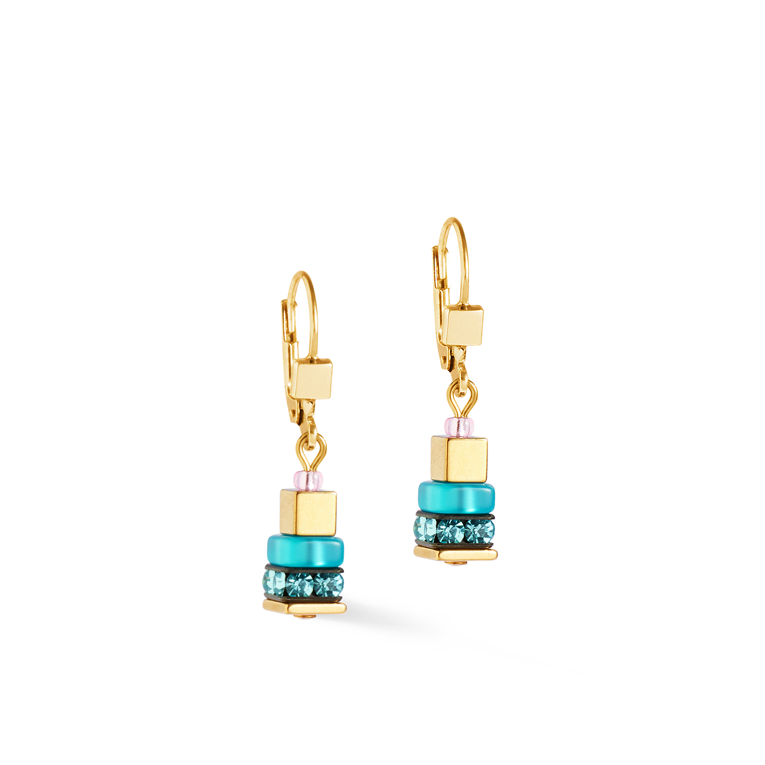 Orecchini Boho Sunset Cube rainbow