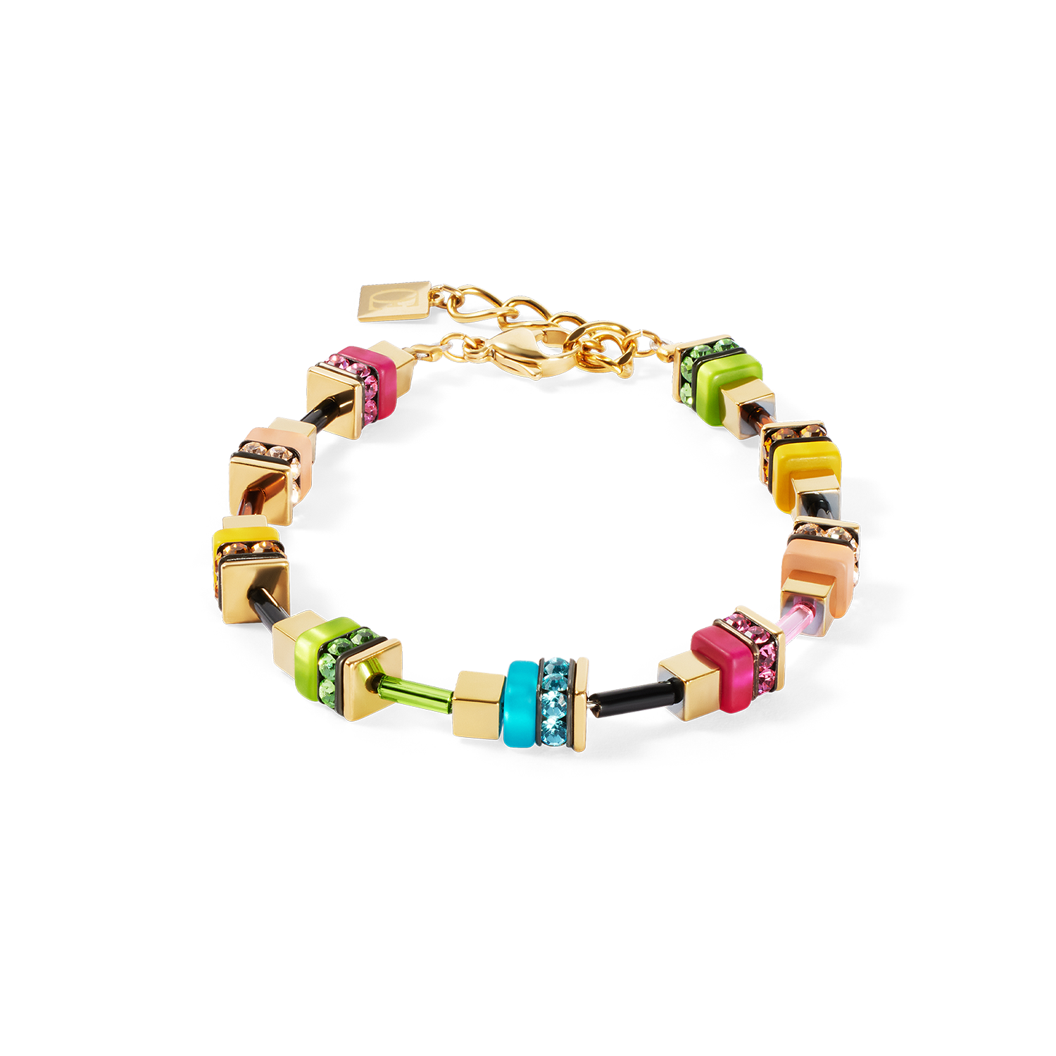Bracciale Boho Sunset Cube rainbow