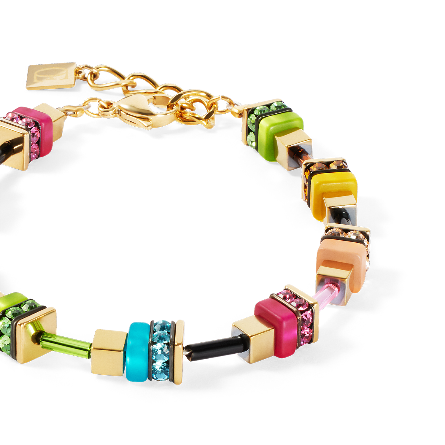 Bracciale Boho Sunset Cube rainbow