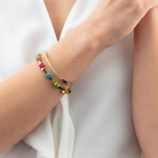 Bracciale Boho Sunset Cube rainbow