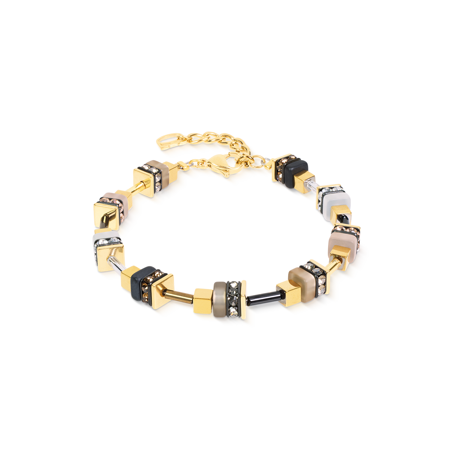 Bracciale Urban Nature Cube beige-oro