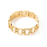 Bracciale gioiello in acciaio inox oro
