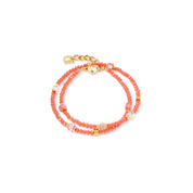 Joyful Colours Flex Bracciale oro-arancione