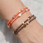 Joyful Colours Flex Bracciale oro-arancione