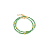 Joyful Colours Flex Bracciale oro-verde