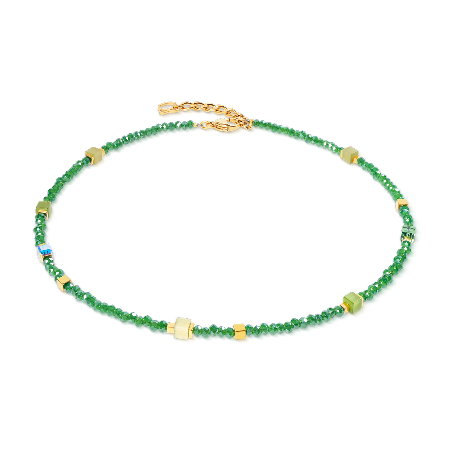 Joyful Colours Flex Bracciale oro-verde