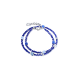 Joyful Colours Flex Bracciale argento-blu