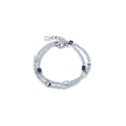 Joyful Colours Flex bracciale argento-grigio