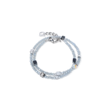 Joyful Colours Flex bracciale argento-grigio